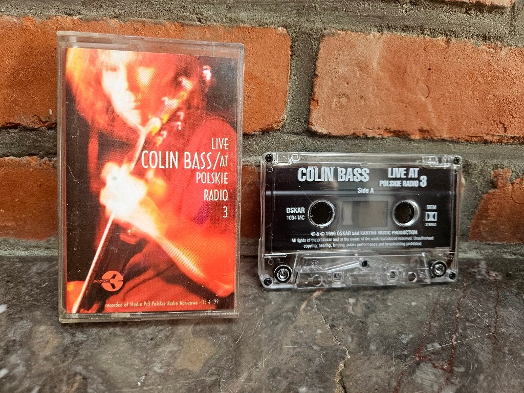 Colin Bass – Live at Polskie Radio 3 cassette |, Cd's en Dvd's, Cassettebandjes, Ophalen of Verzenden, Zo goed als nieuw, 1 bandje