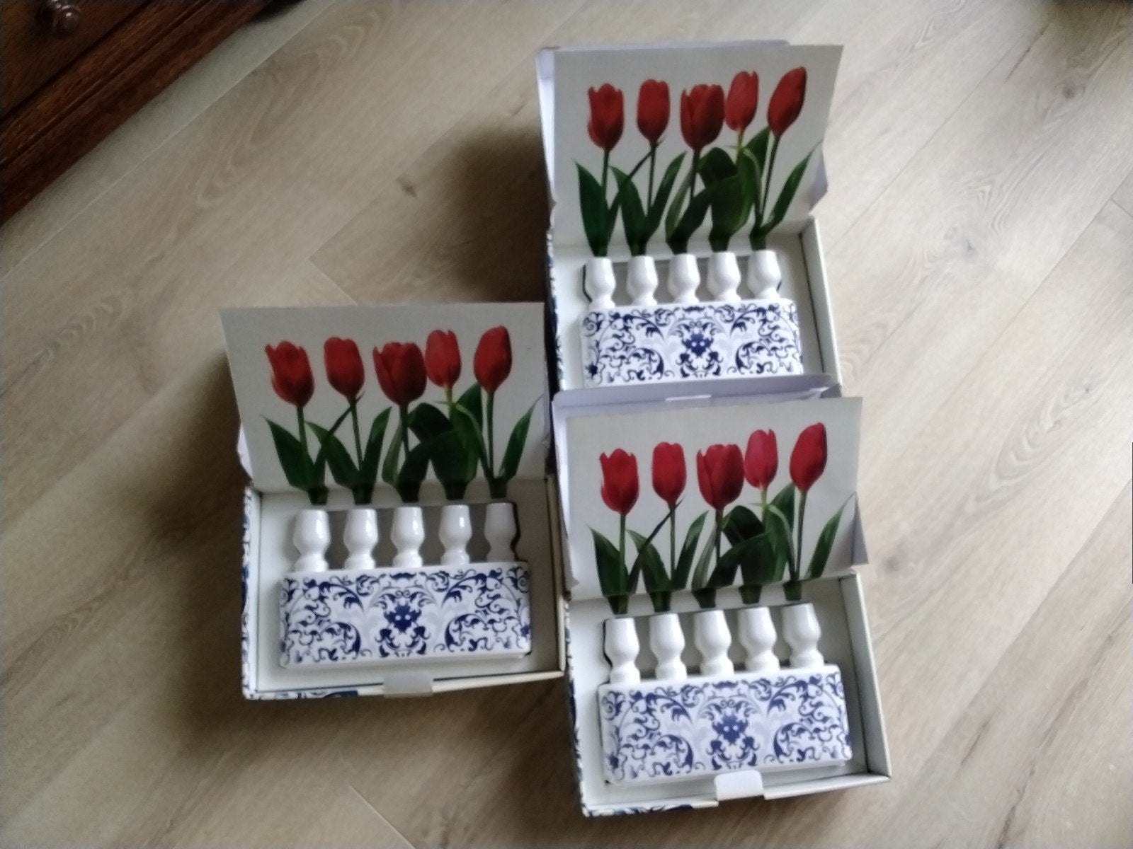 Marcel Wanders Tulpenvaas - Randstad set van drie., Antiek en Kunst, Ophalen