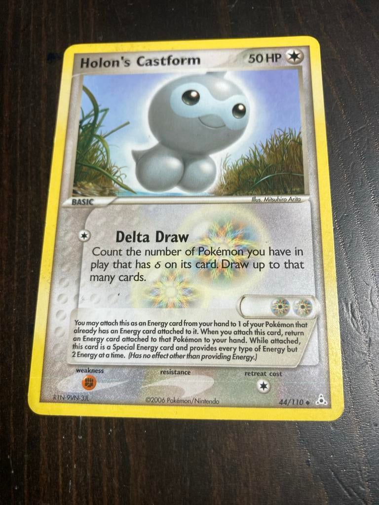 Holon's Castform 44/110 Pokémon Kaart - Goede Staat, Ophalen of Verzenden, Gebruikt, Losse kaart