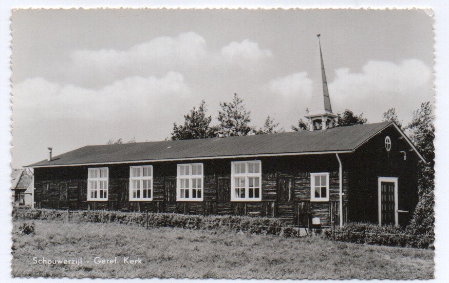 Schouwerzijl Gereformeerde Kerk 1965, Ophalen of Verzenden, 1960 tot 1980, Ongelopen, Groningen