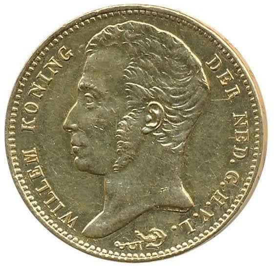 Nederland Gouden tientje 1840 Willem 1, Ophalen of Verzenden, Goud