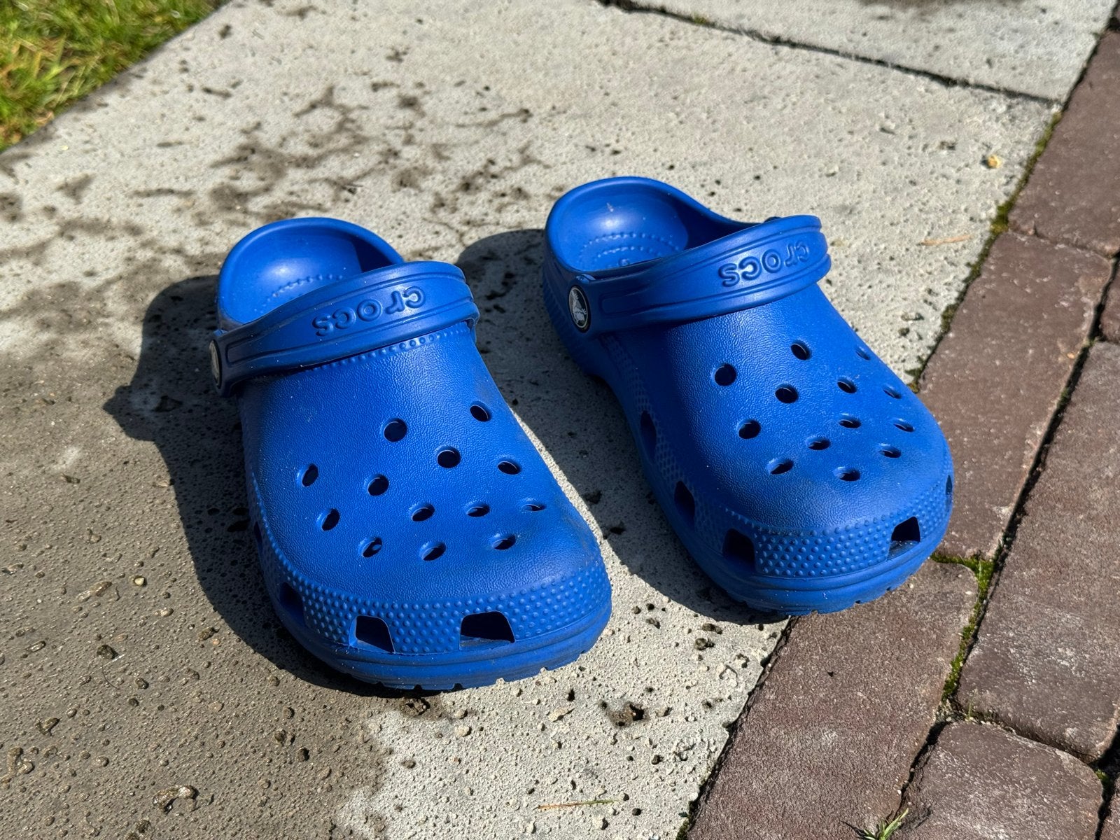 Blauwe Crocs C13 (maat 30/31) voor kinderen, Ophalen, Gebruikt, Jongen of Meisje, Schoenen