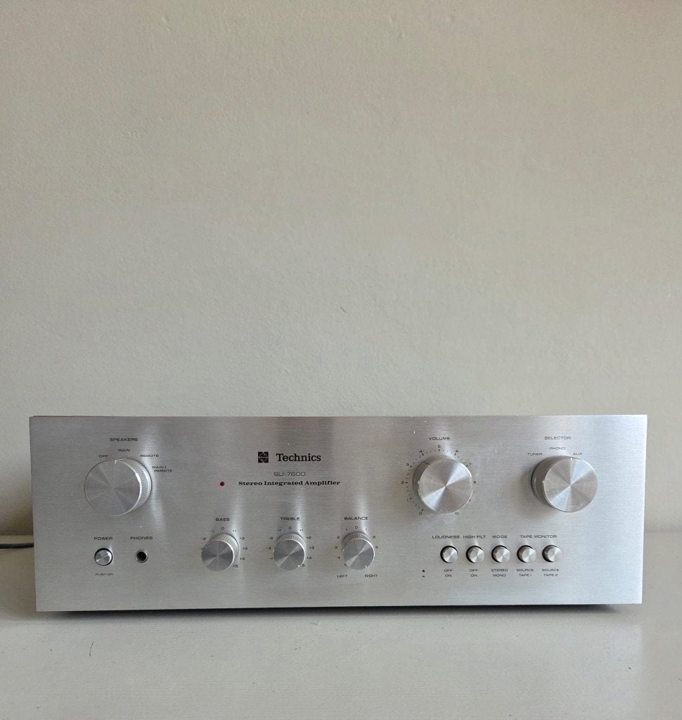 Technics SU-7600 Vintage Stereo Versterker, Audio, Tv en Foto, Versterkers en Receivers, Gebruikt, Stereo, Minder dan 60 watt