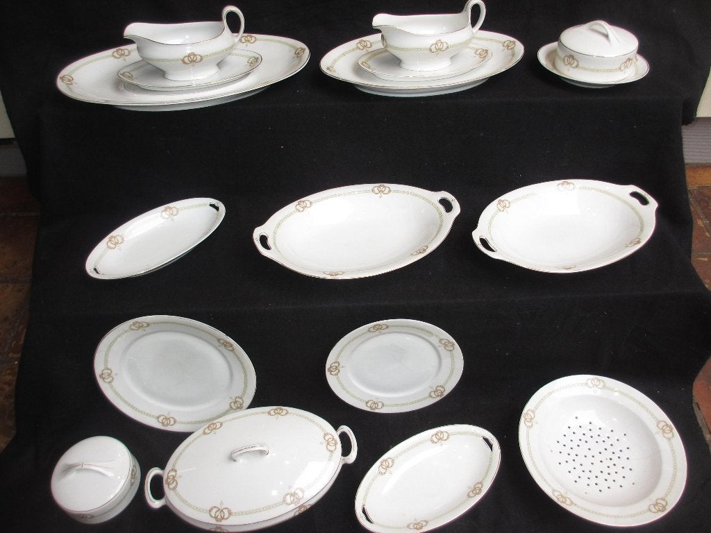 Servies jaren 1900 KPM Krister Porzellan-Manufaktur Germany, Ophalen of Verzenden