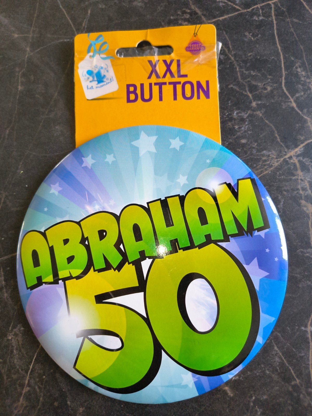 button, Hobby en Vrije tijd, Feestartikelen, Ophalen of Verzenden, Versiering, Verjaardag