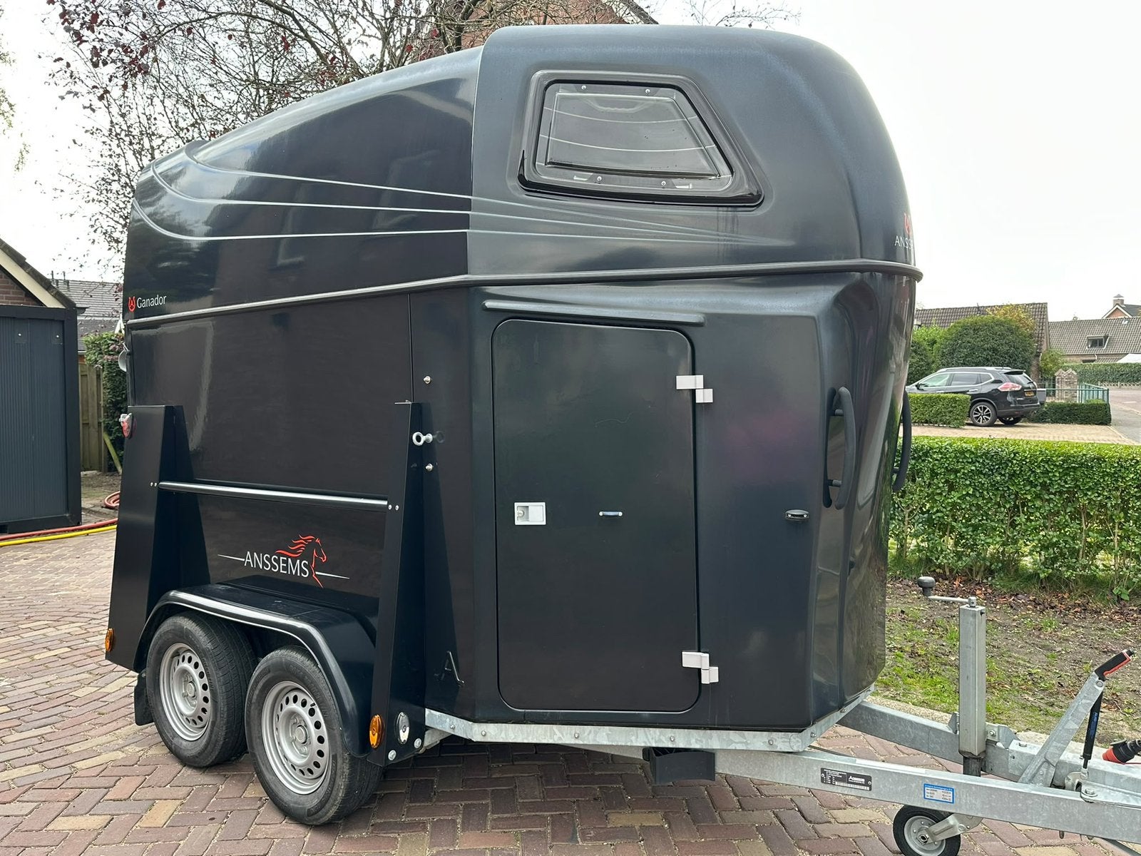 Anssems Ganador PTH 2300 paardentrailer te koop, 2 paards, Dieren en Toebehoren, Ophalen, Gebruikt, Polyester, 2-paards trailer