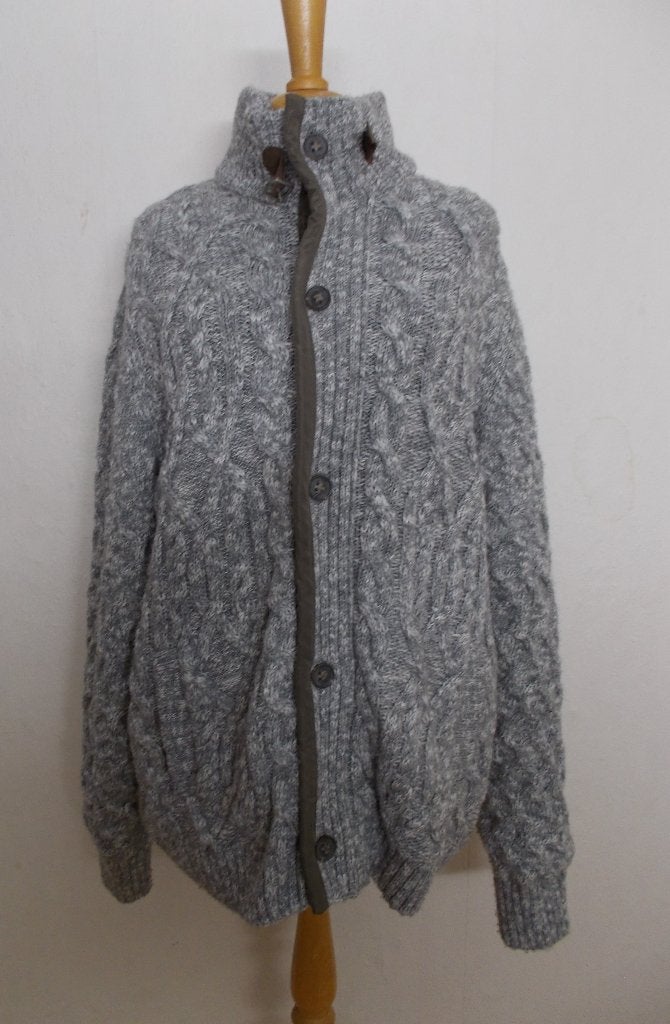 Katoen mix grijs kabel windstopper vest van PMG Legend! L, Kleding | Heren, Verzenden, Zo goed als nieuw, Maat 52/54 (L), Grijs