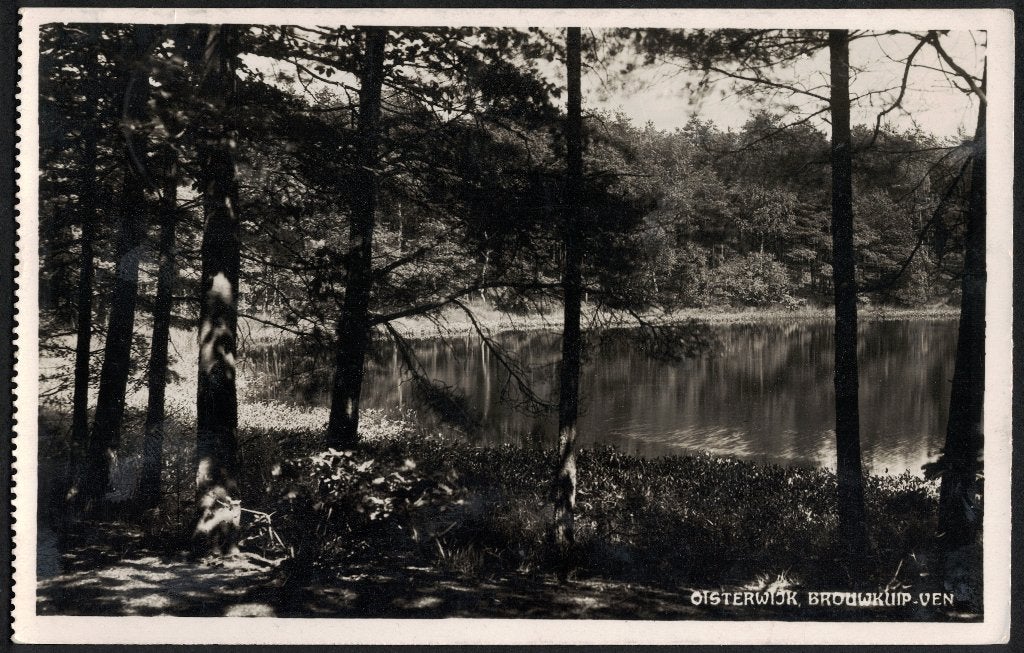Oisterwijk, Brouwkuip - ven. 1938., Verzamelen, Ansichtkaarten | Nederland, Ophalen of Verzenden, 1920 tot 1940, Gelopen, Noord-Brabant