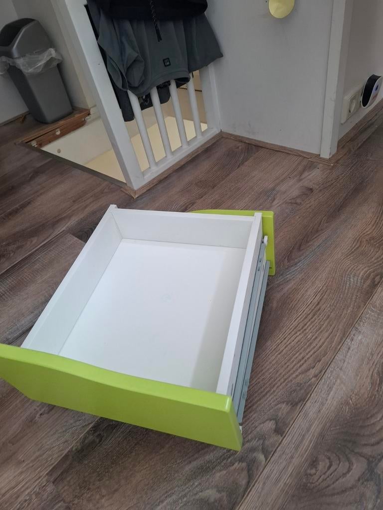4x IKEA Kallax lade groen - Zo goed als nieuw, Huis en Inrichting, Kasten | Ladekasten, Minder dan 50 cm, Ophalen of Verzenden