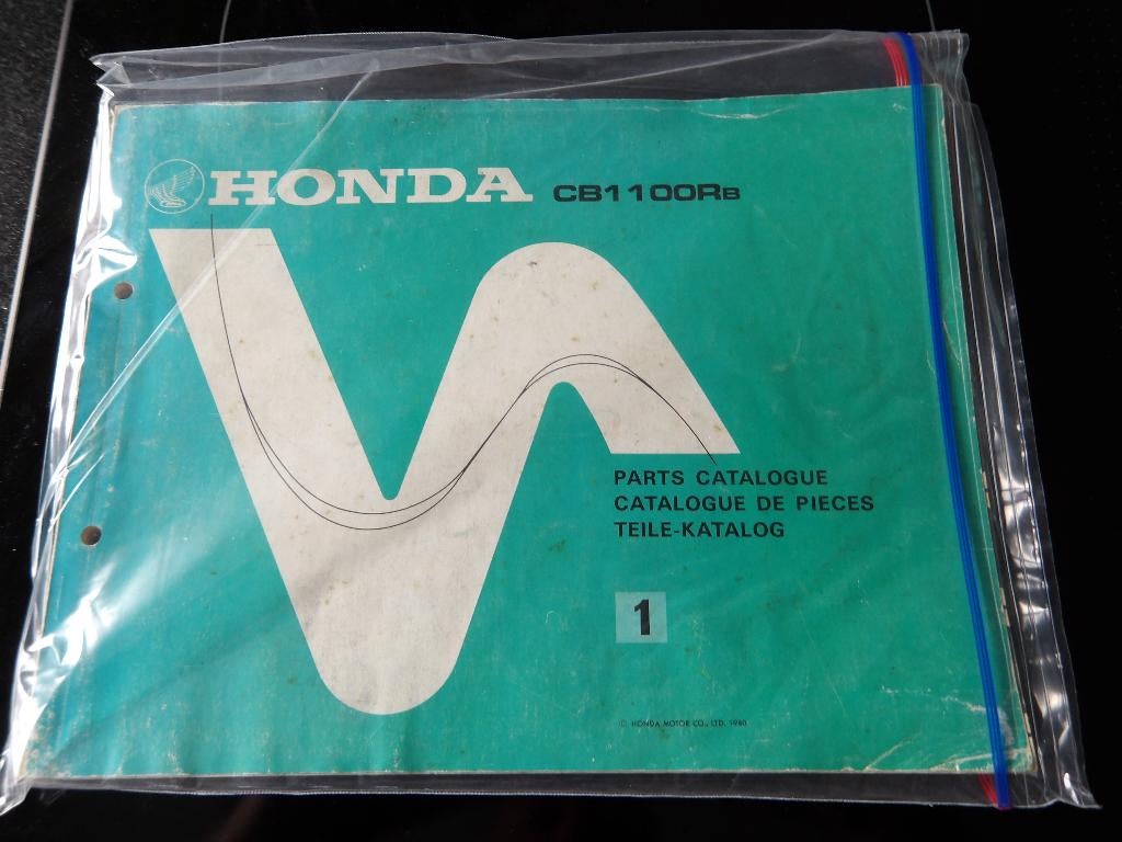 Onderdelenboek Honda CB1100Rs 1980, Verzenden, Honda
