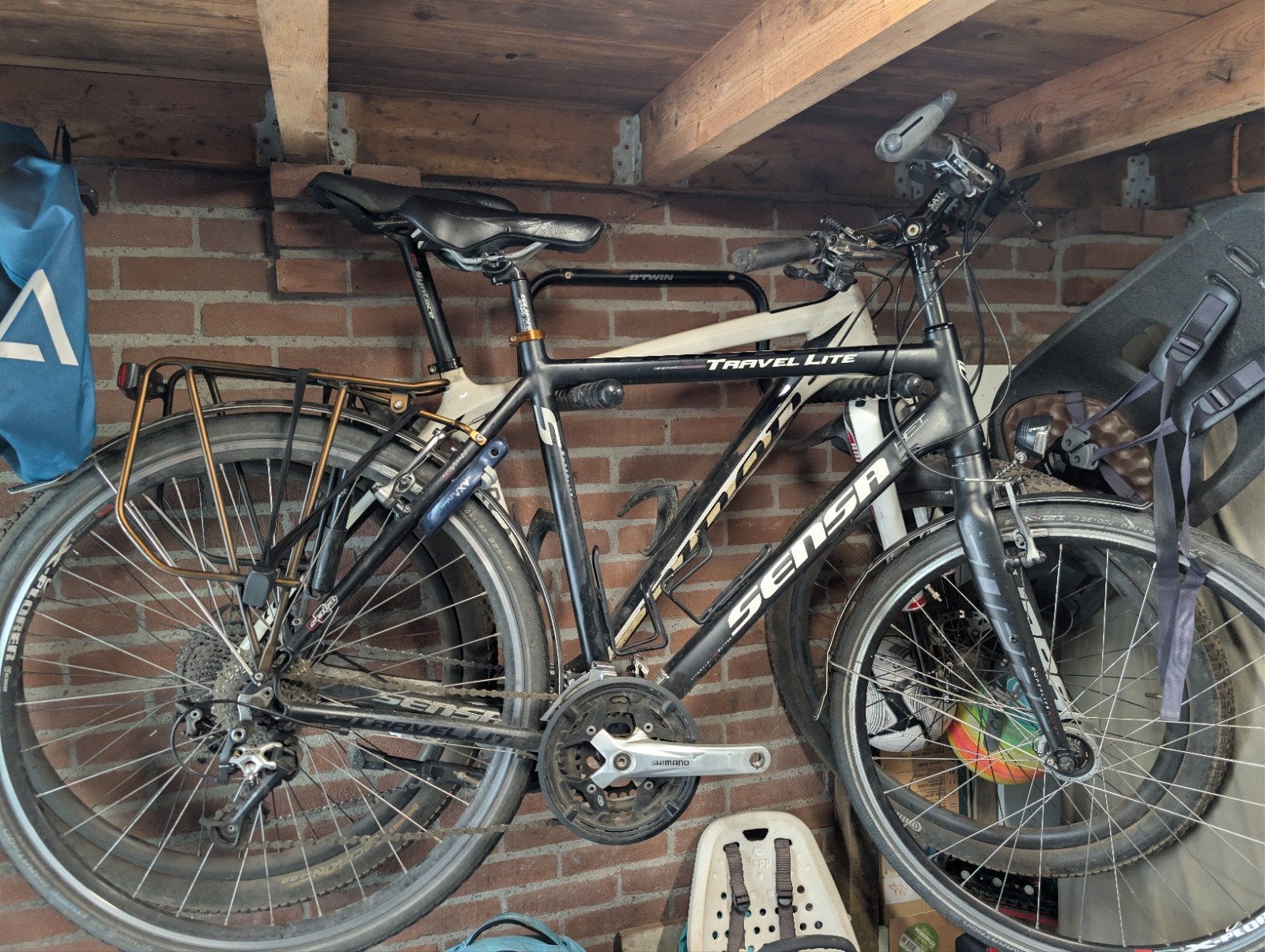 Sensa Travel Lite herenfiets met Shimano XT groepset, Ophalen