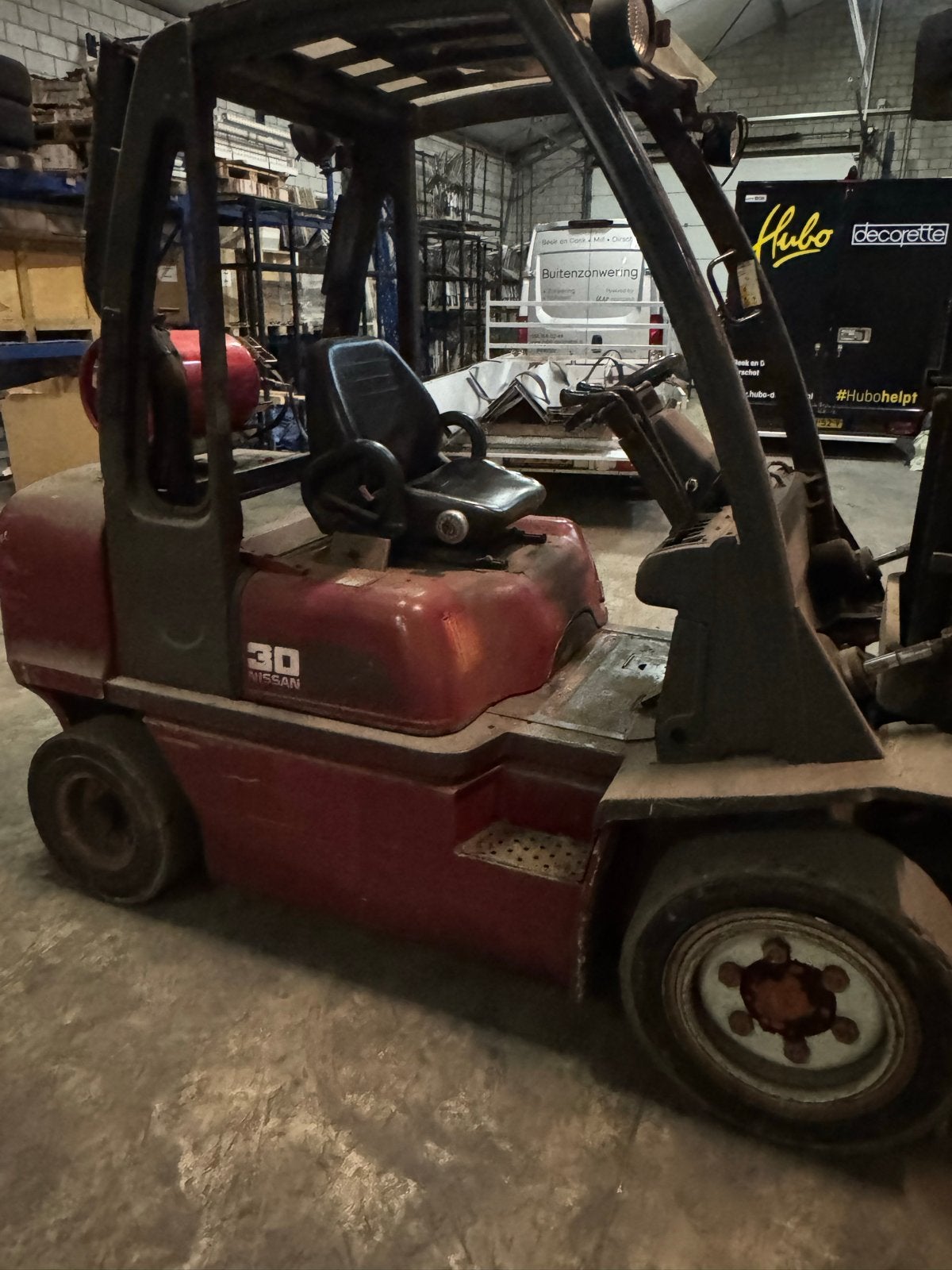 Nissan 3 ton LPG Heftruck met Containermast, 3000 tot 4000 kg, Ophalen, LPG, Heftruck