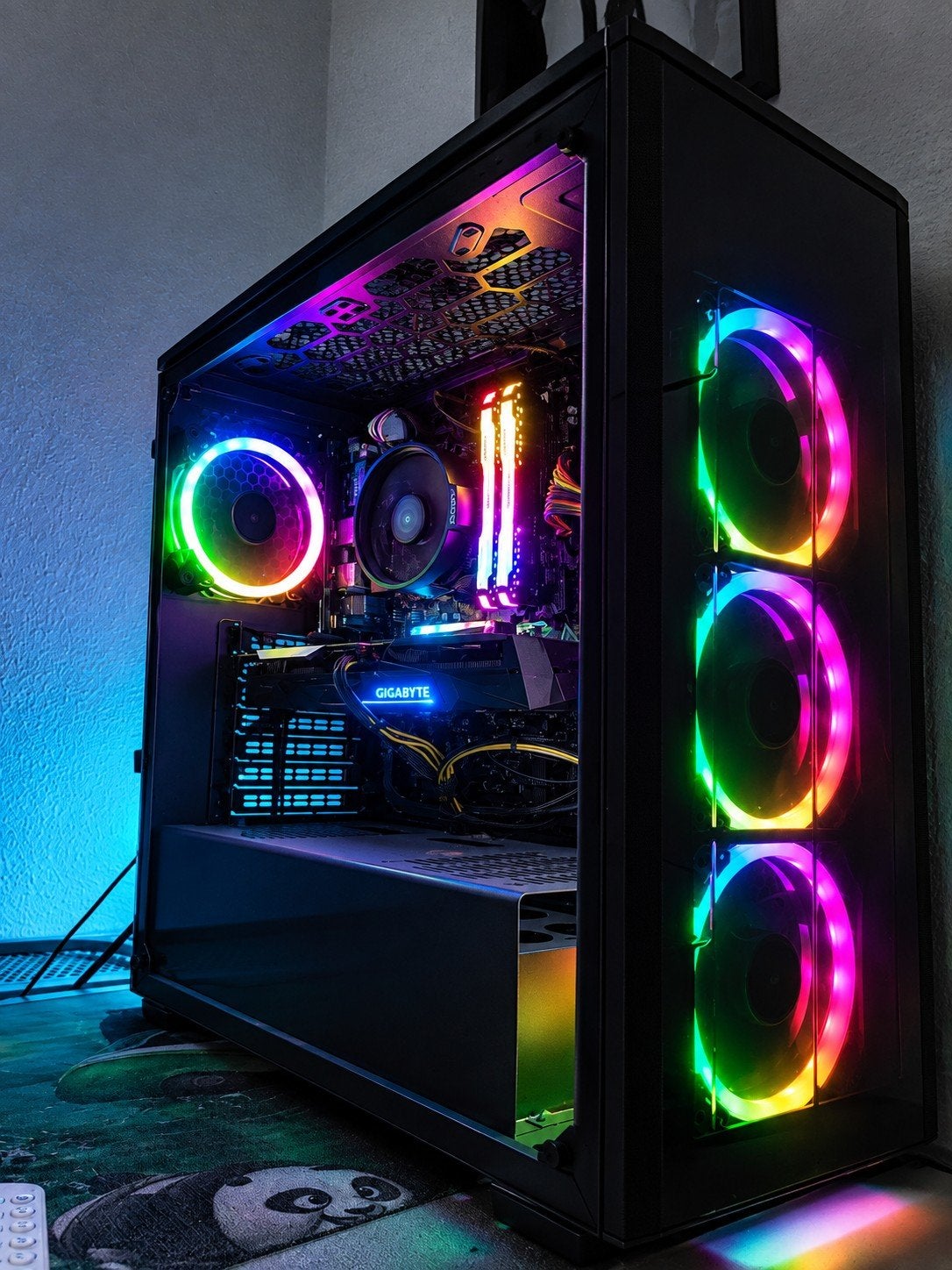 Gaming PC | RTX 3060 Ti | Ryzen 5 5600 | RGB, Computers en Software, Gebruikt, 1 TB SSD, Gigabyte, AMD Ryzen
