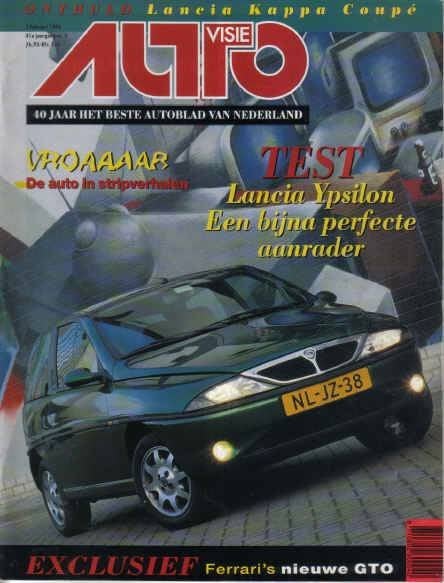 Autovisie 3 1996 : Lancia Kappa - Ypsilon - Thema 8.32 - Kia, Boeken, Auto's | Folders en Tijdschriften, Ophalen of Verzenden