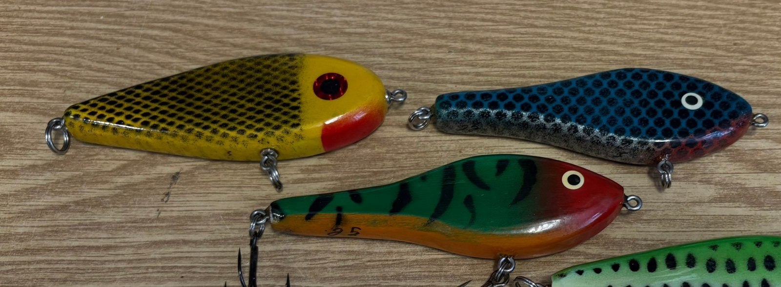 3 x Handbouw Jerkbaits, Ophalen of Verzenden, Zo goed als nieuw, Overige typen