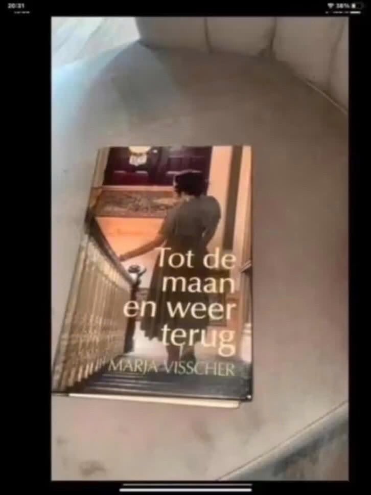 Tot de maan en weer terug - Marja Visscher, Gelezen, Marja Visscher, Ophalen of Verzenden, Nederland