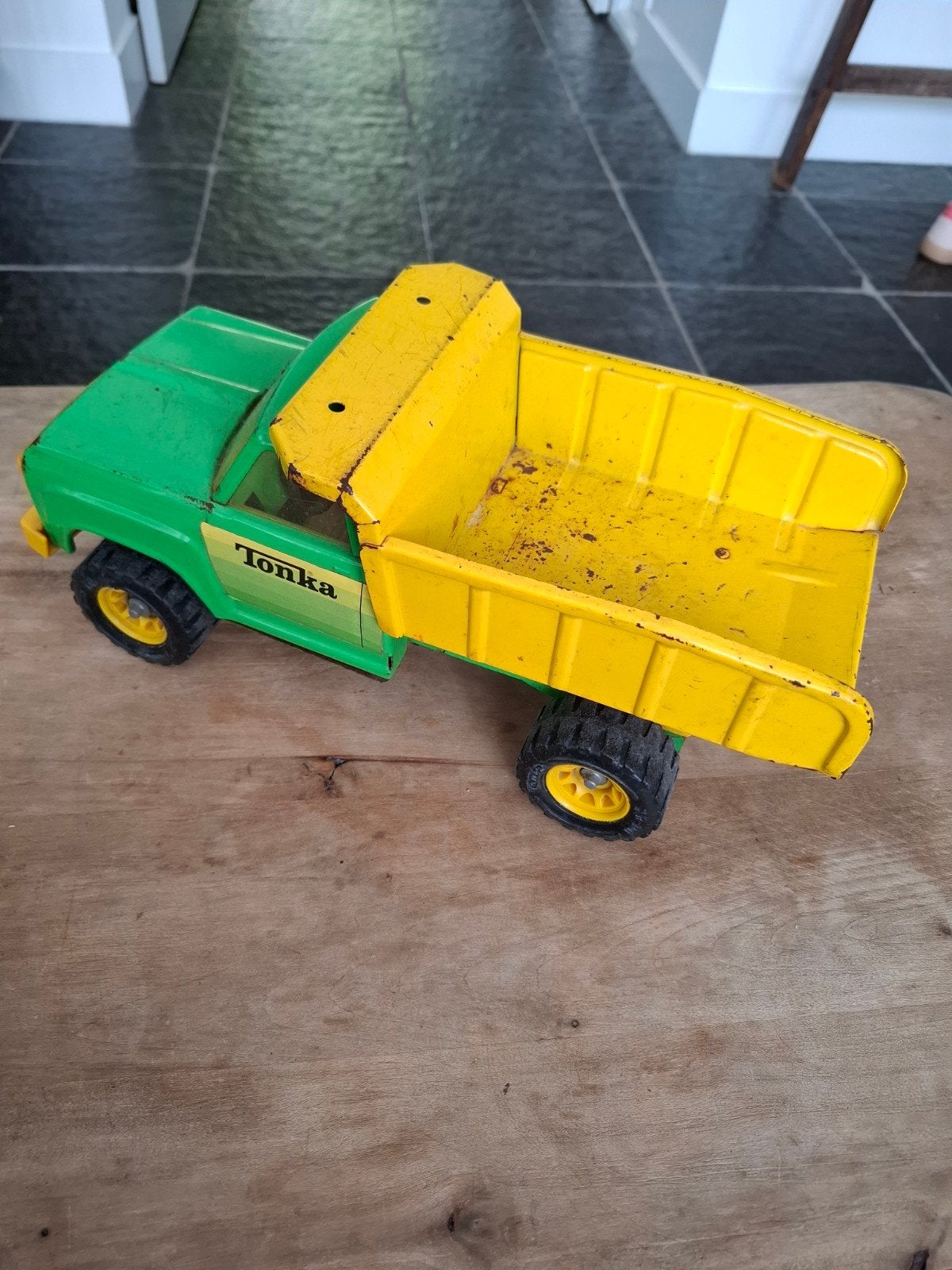 Tonka Oldtimer Kiepwagen - Vintage Speelgoed (35 cm), Antiek en Kunst, Antiek | Speelgoed, Ophalen of Verzenden