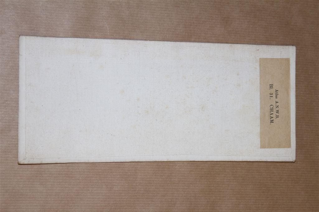 Oude stafkaart - Chaam - 1925, Boeken, Gelezen, Ophalen of Verzenden, Landkaart, 1800 tot 2000