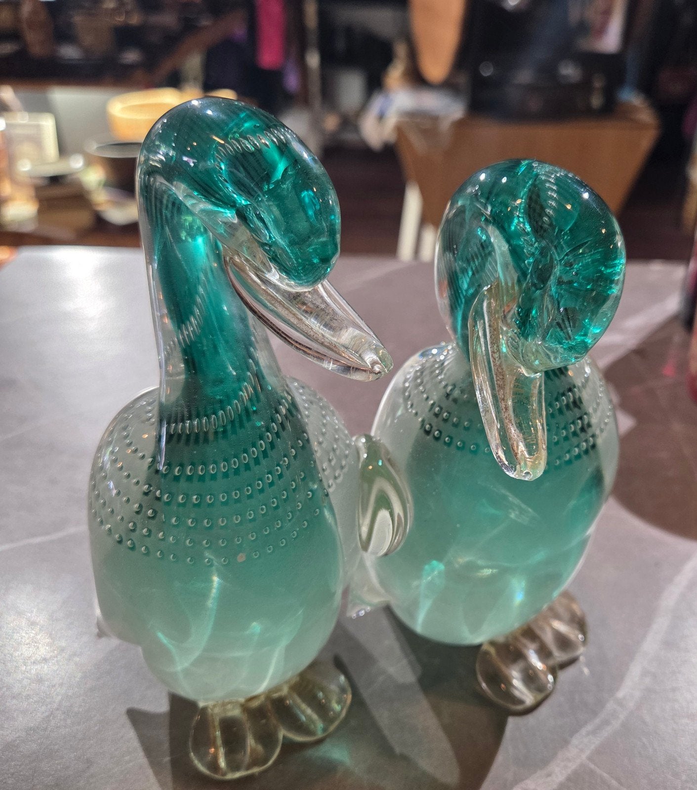 Brusotti Milano Murano Glas Barbini Eenden Beeldjes, Ophalen of Verzenden