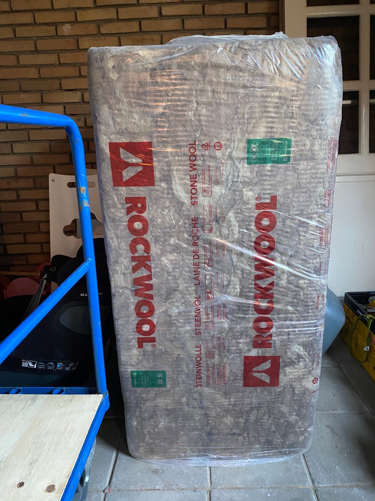 Rockwool, Ophalen, Vloerisolatie, Nieuw, Steenwol