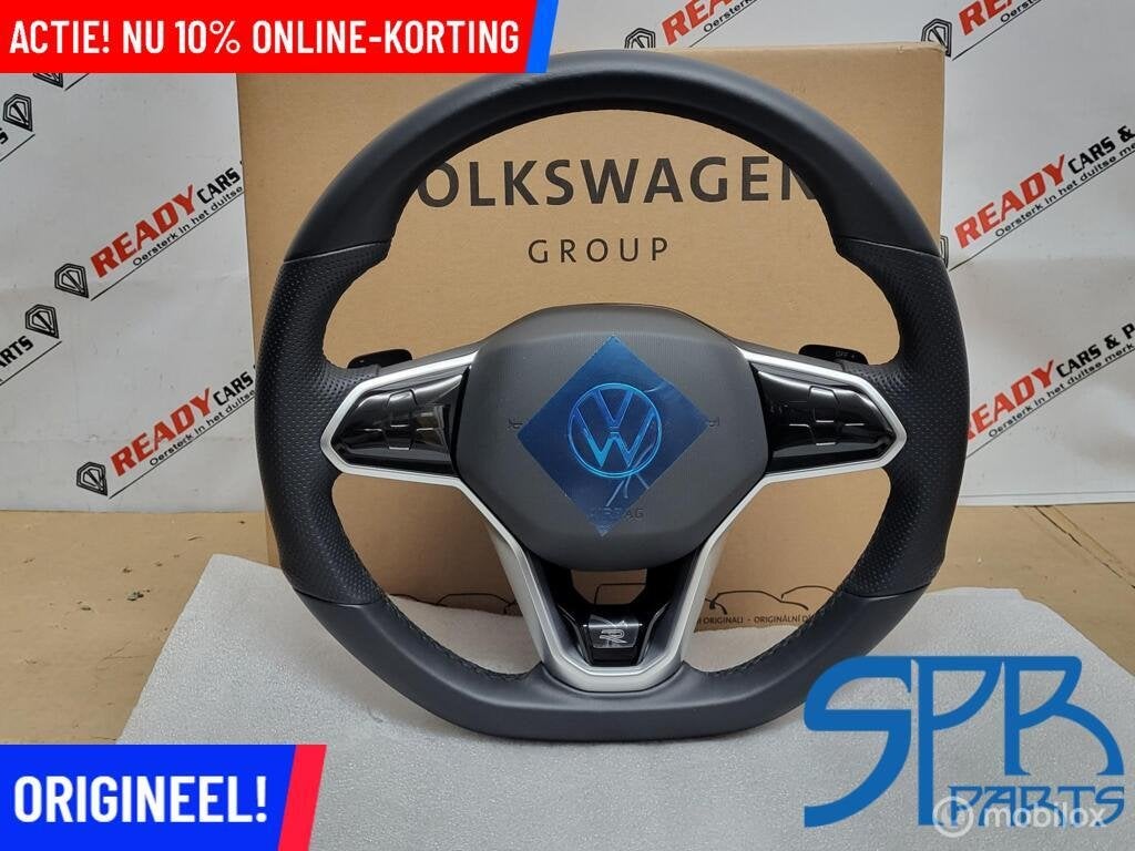 Stuurwiel STUUR VW Golf 8 VIII R-LINE FLIPPER AIRBAG NIEUW R, Volkswagen, Nieuw, Ophalen of Verzenden, Volkswagen