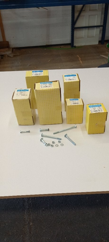Slot- en Houtdraadbouten, Doe-het-zelf en Verbouw, IJzerwaren en Bevestigingsmiddelen, Ophalen, Nieuw, 50 tot 100 mm, Bouten of Moeren