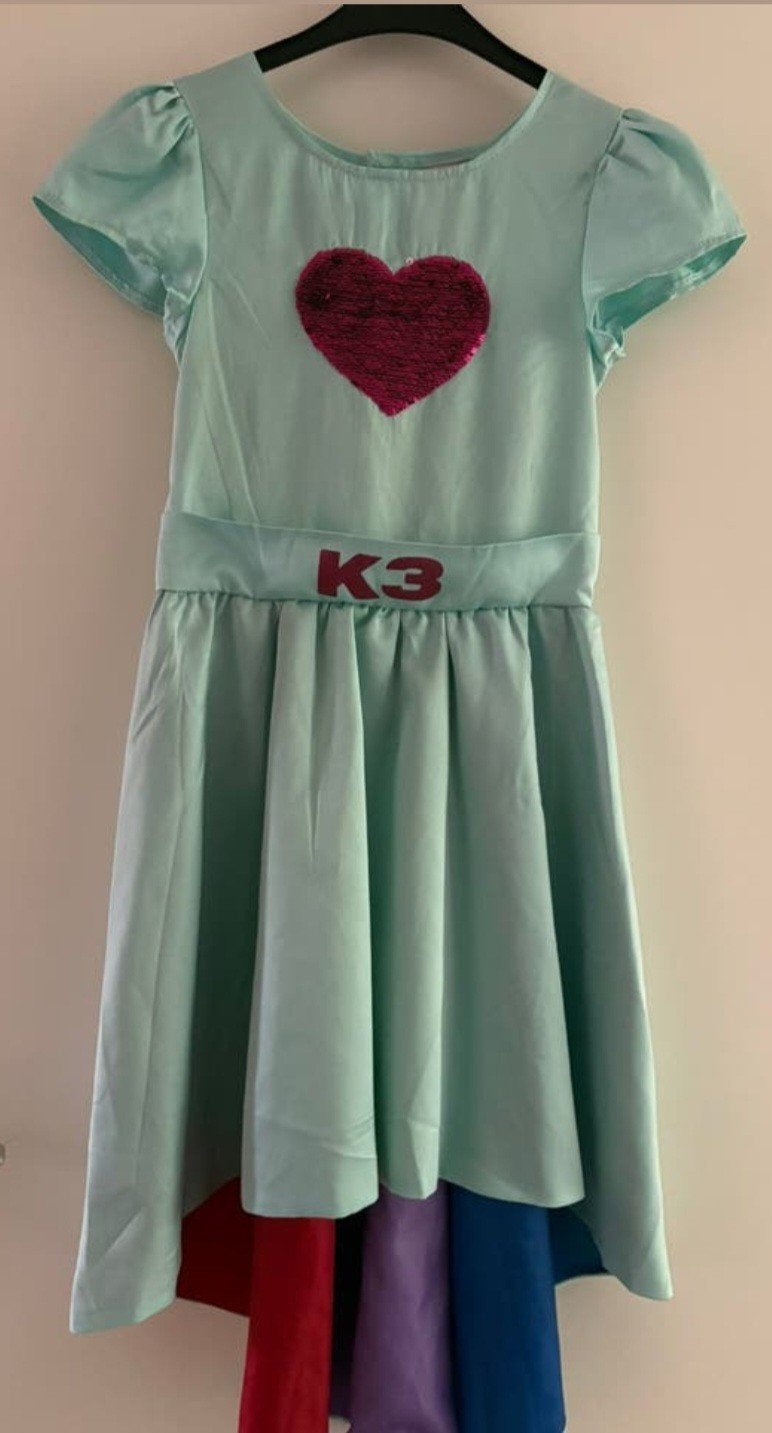 K3 regenboogjurk, Ophalen, 146 t/m 152, Meisje