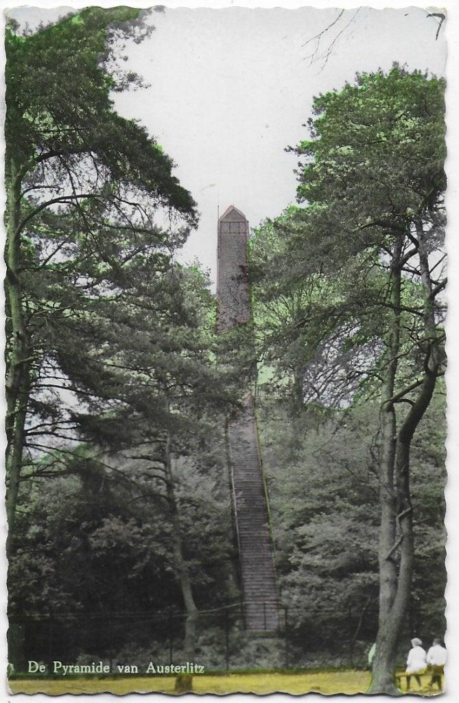 Pyramide van Austerlitz Gelopen Oude Ansichtkaart ( 6604), Verzamelen, Ophalen of Verzenden, 1960 tot 1980, Gelopen