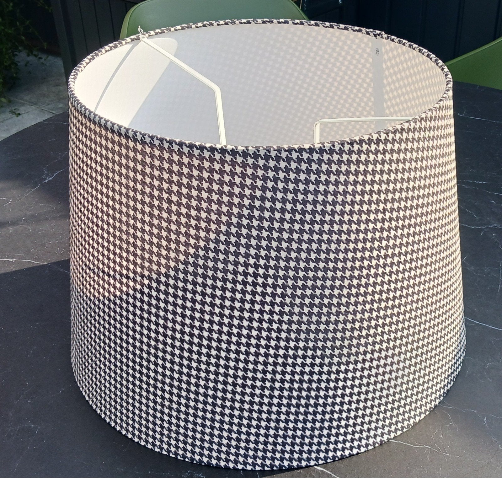 Lampenkap voor vloerlamp en hanglamp, Huis en Inrichting, Lampen | Lampenkappen, Ophalen, 25 tot 50 cm, Rond, Zo goed als nieuw