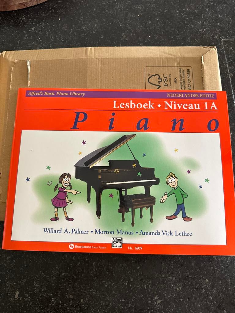 Alfred's Basic Piano Library Lesboek Niveau 1A, Ophalen of Verzenden, Nieuw