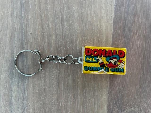 Sleutelhanger Donald Bubble Gum ML , Verzamelen, Ophalen of Verzenden, Gebruikt, Merk