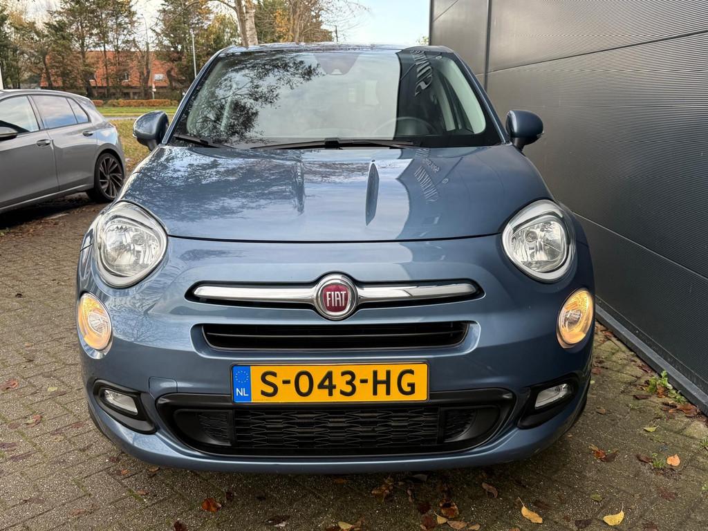 Fiat 500 X 1.4 Turbo/AUTOMAAT/NAVI/airco/cruise/stoelverwarm, 4 cilinders, Blauw, 500X, Nieuw
