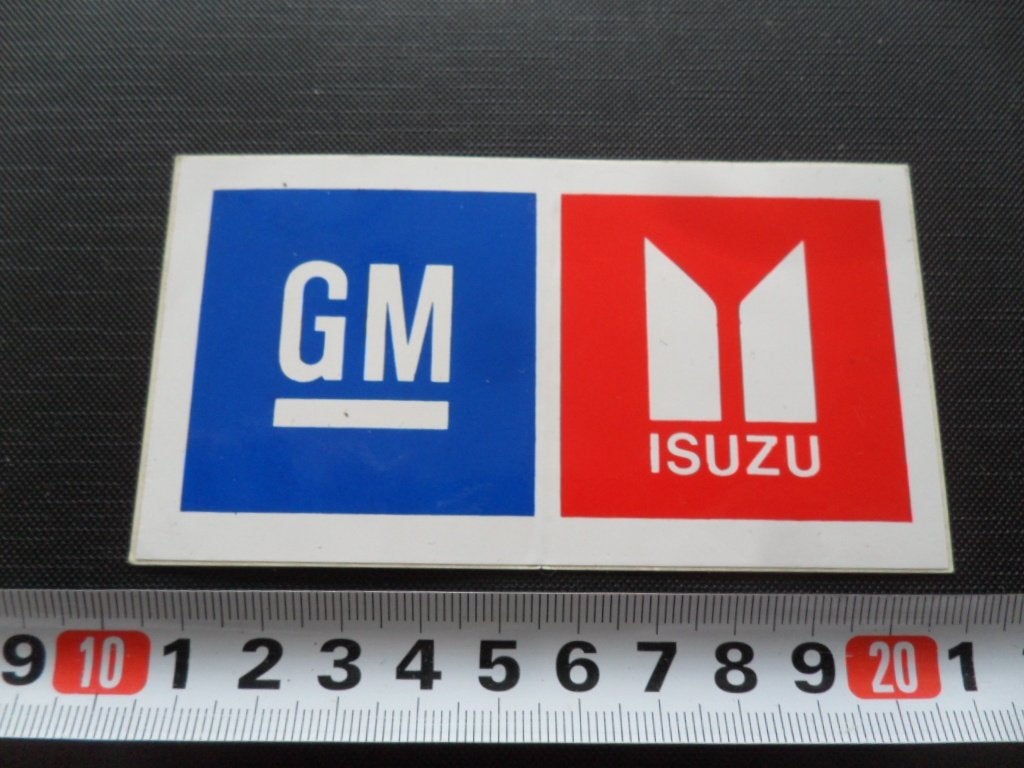 sticker GM  ISUZU   auto *, Ophalen of Verzenden, Zo goed als nieuw