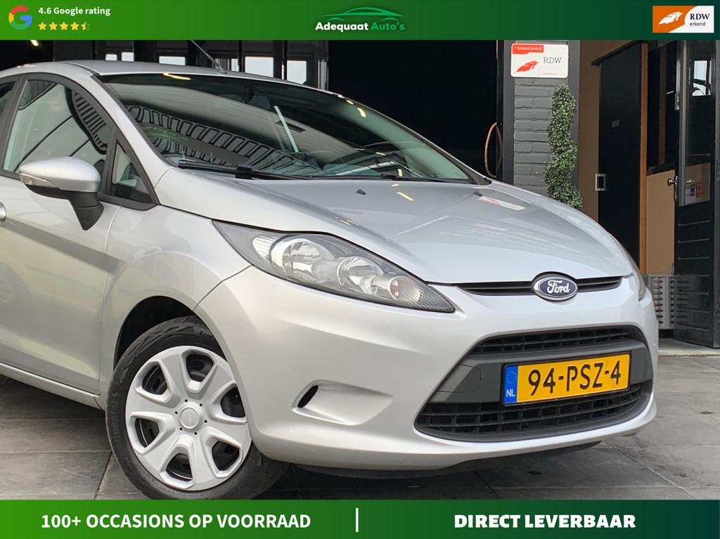 Ford Fiesta 1.25 Limited|APK|NAP|5 Deuren|Airco|Aux, Auto's, Voorwielaandrijving, Euro 5, Stof, 4 cilinders