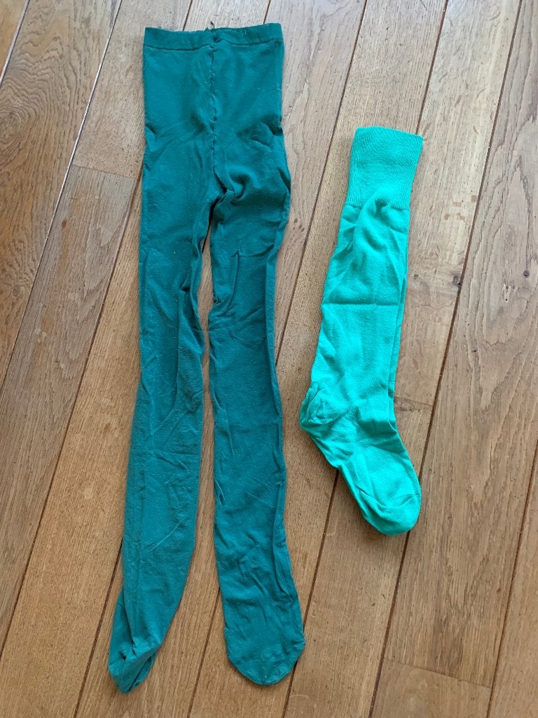 kniekousen en panties, Maat 38/40 (M), Carnaval, Ophalen of Verzenden, Zo goed als nieuw