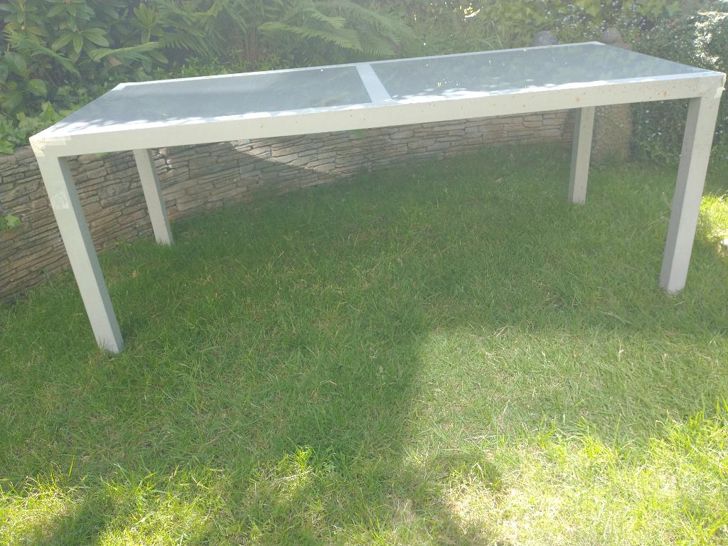 tuintafel/binnentafel, Gebruikt, Ophalen of Verzenden, Vijf personen of meer, 200 cm of meer