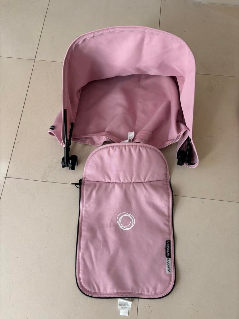 Bugaboo Cameleon Zonnekap en dek licht rose!, Ophalen of Verzenden, Gebruikt, Zonnekap