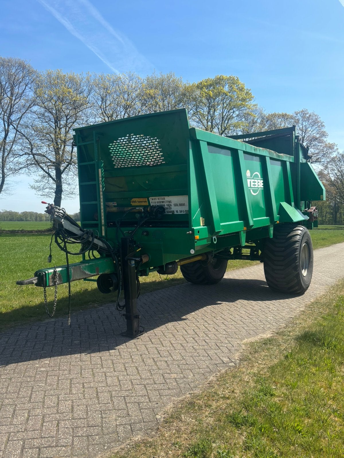 Tebbe hs 120 breedstrooier, Ophalen, Veehouderij, Overige typen