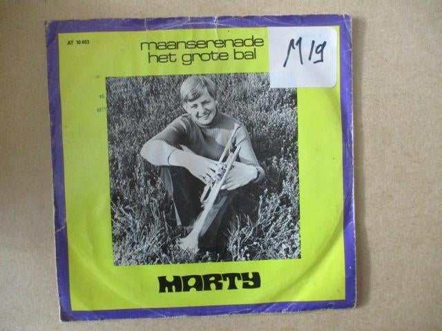 s0401 marty - maanserenade, Ophalen, Gebruikt, Overige genres, 7 inch
