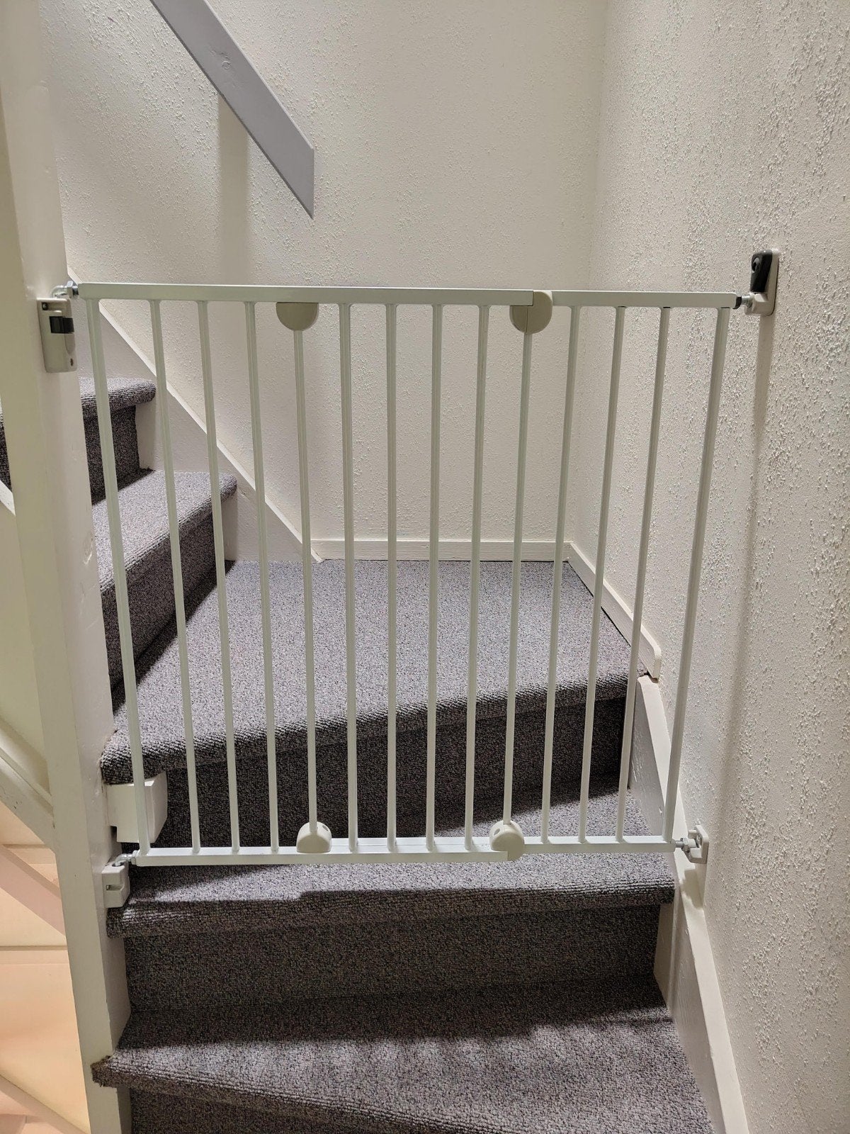 Safety1st wall fix traphekje wit, Ophalen, Zo goed als nieuw, Metaal of IJzer, 100 tot 115 cm