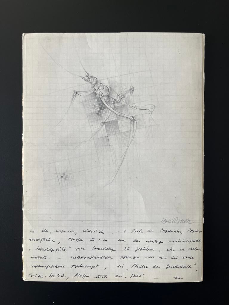 Hans Bellmer Lens Fine Art 1973 6 prenten zeldzaam, Ophalen of Verzenden, 1960 tot 1980, Zo goed als nieuw, Overige onderwerpen