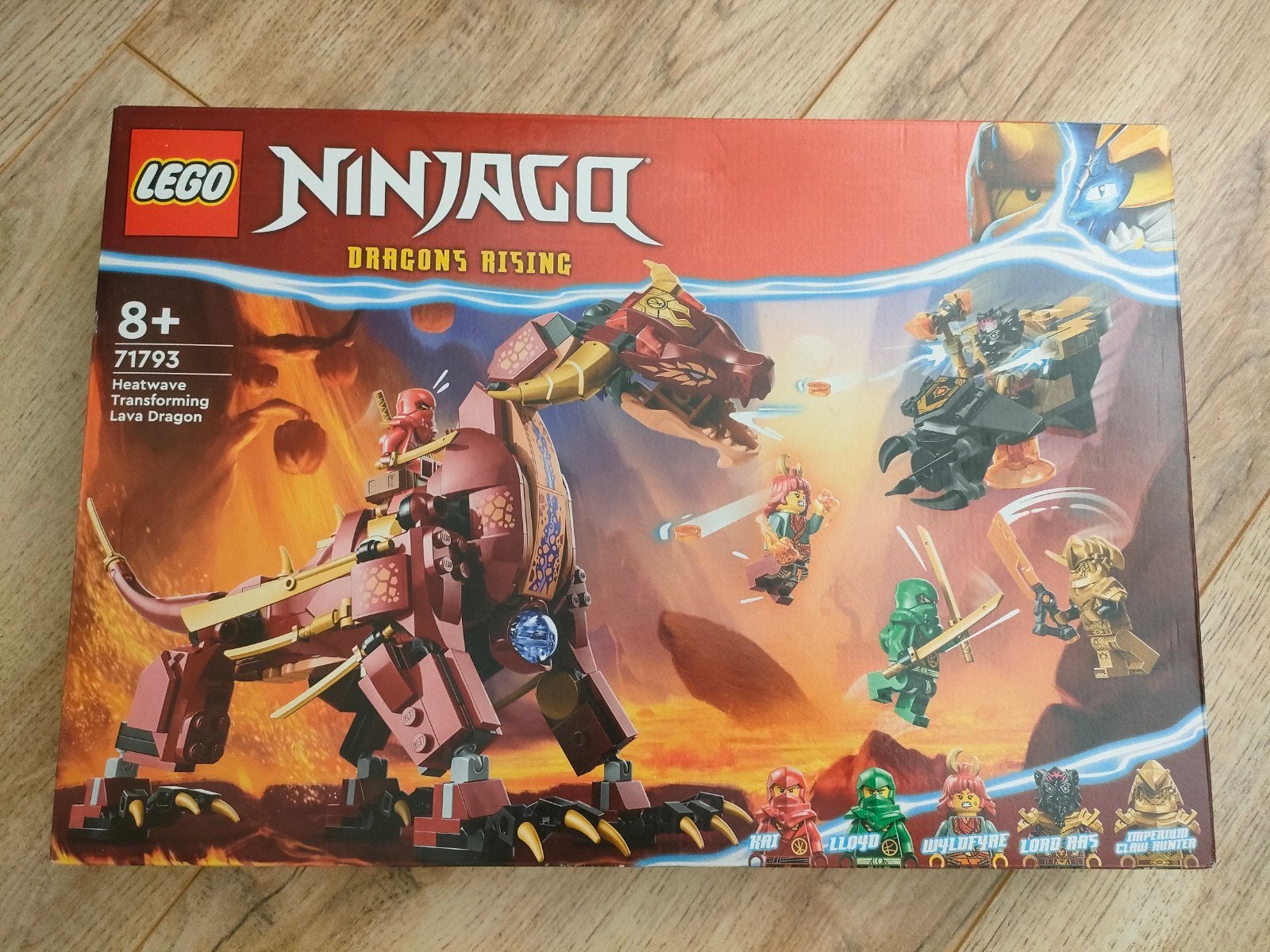 ongeopend: Lego 71793 Heatwave Transformerende Lavadraak., Lego, Nieuw, Ophalen of Verzenden, Ninjago