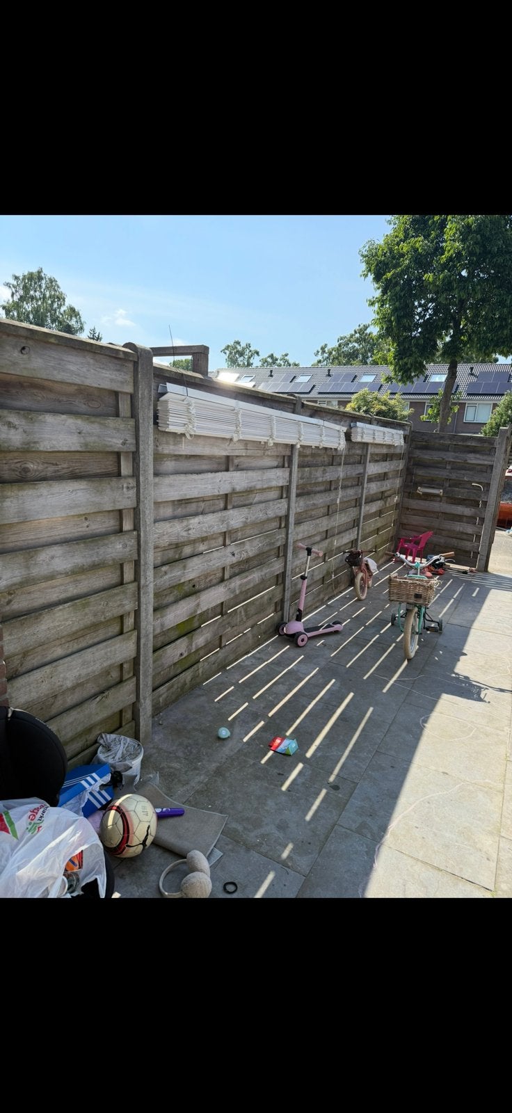 Heel veel schutingen met beton palen ( ongeveer 22 meter ), Gebruikt, Minder dan 3 meter, Ophalen of Verzenden, 2 meter of meer