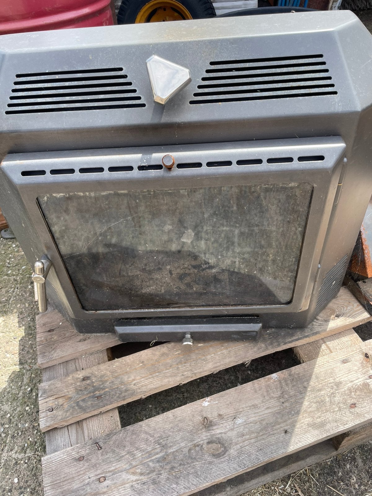 Houtkachel/ inbouw haard, Huis en Inrichting, Kachels, Ophalen, Gebruikt, Houtkachel, Inbouw