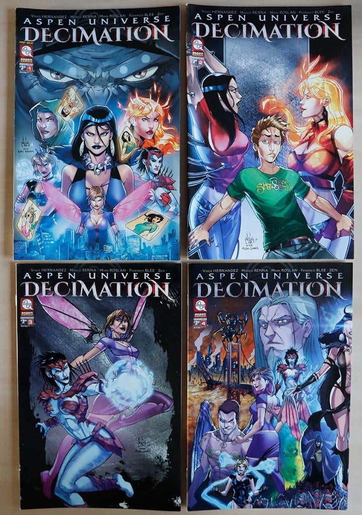 Comics: Aspen Universe Decimation - compleet - Aspen Comics, Ophalen, Amerika, Complete serie of reeks, Hernandez / Renna