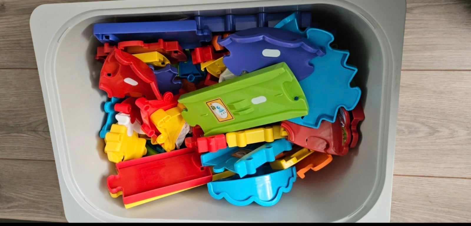 VTech Toet Toet Auto's Wegonderdelen Deluxe Set, Kinderen en Baby's, Ophalen of Verzenden, Zo goed als nieuw, 2 tot 4 jaar