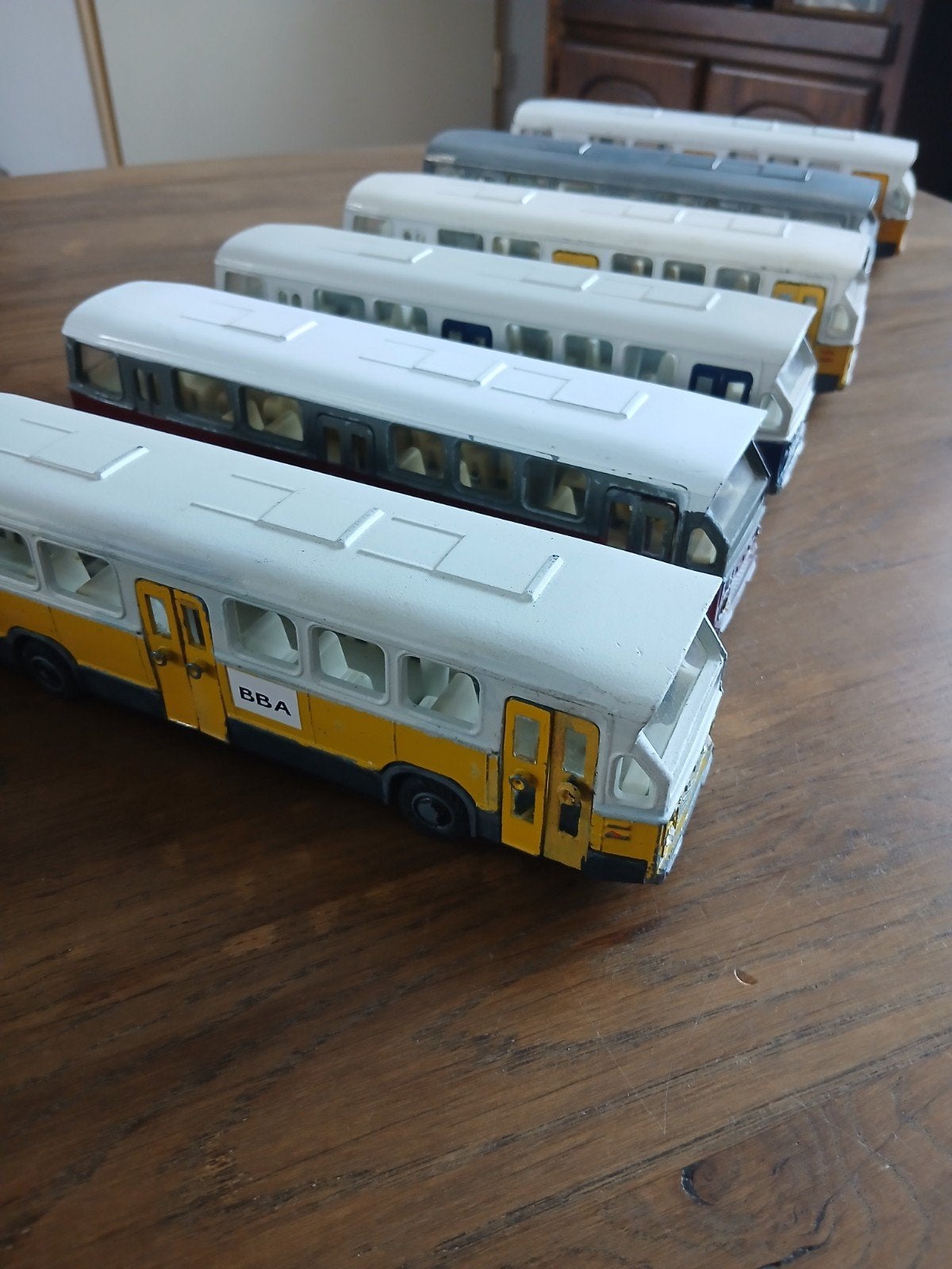 6 x lion-toys no 38 daf city bus, Hobby en Vrije tijd, Ophalen of Verzenden, Auto