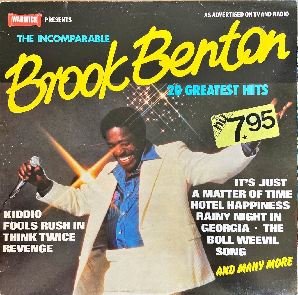 Brook Benton - 20 greatest hits - Vinyl, Gebruikt, Inclusief binnenhoes, Ophalen of Verzenden, 1970 - 1979