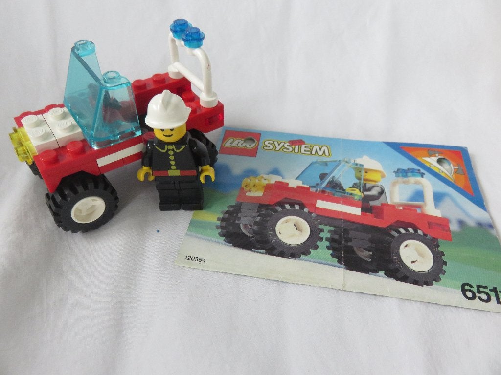 Lego classic town, set 6511 rescue runabout, Lego, Ophalen of Verzenden, Inclusief instructies, Complete set