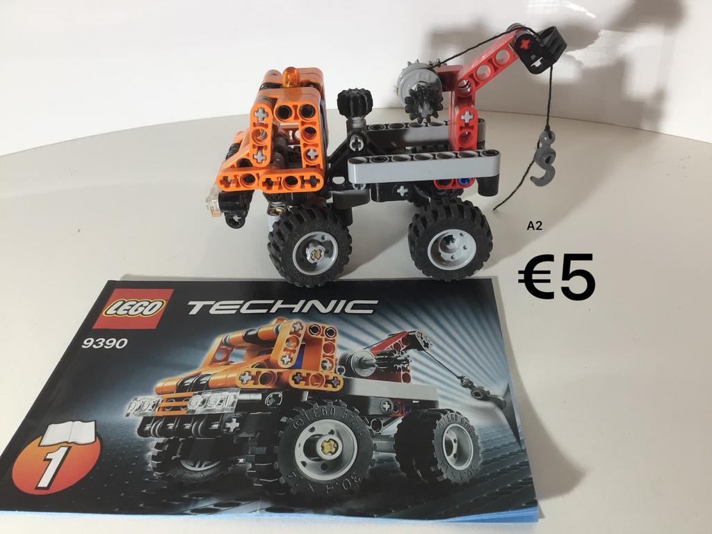 Lego Technic 9390 Sleepwagen met handleiding, Ophalen, Zo goed als nieuw, Complete set, Lego